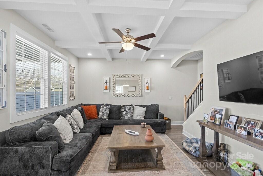 2522 Snow Creek Road Northeast Hickory, NC 28601 - Photo 5 of 24 a living room with furniture and a flat screen tv