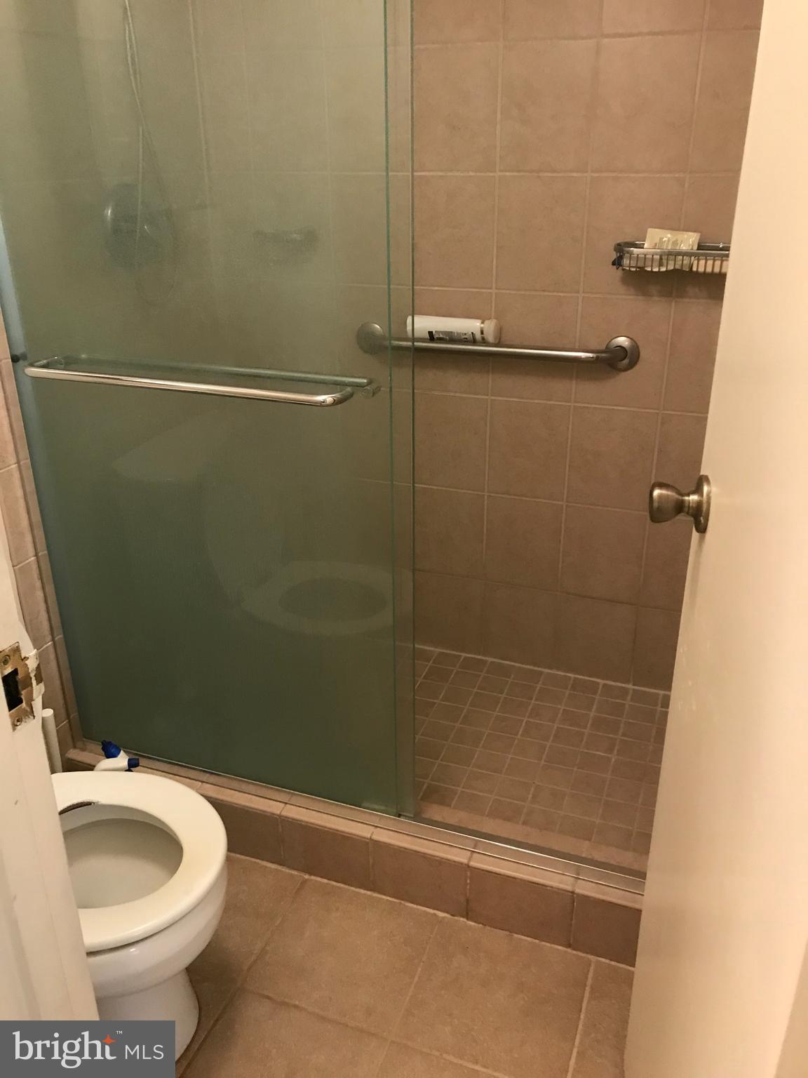 2817 Jermantown Road, Unit 203 Oakton, VA 22124 - Photo 19 of 22 a bathroom with a sink and shower