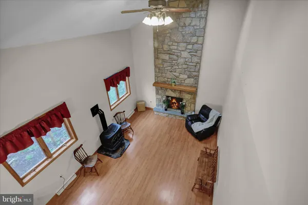 a bedroom with a bed and dresser