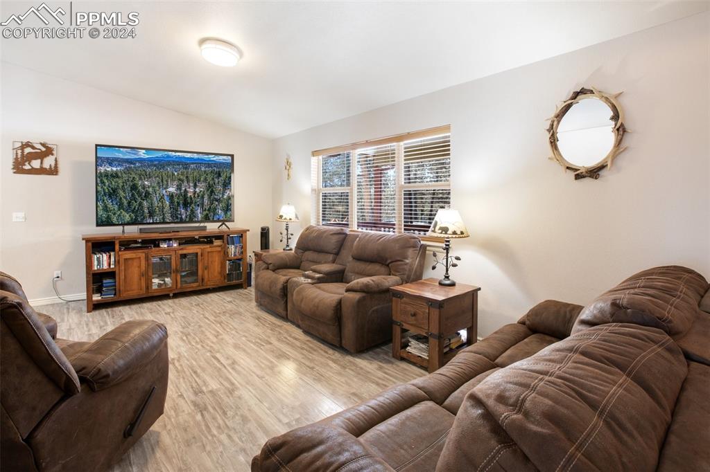 833 Spring Valley Drive Divide, CO 80814 - Photo 10 of 50 a living room with furniture and a large window