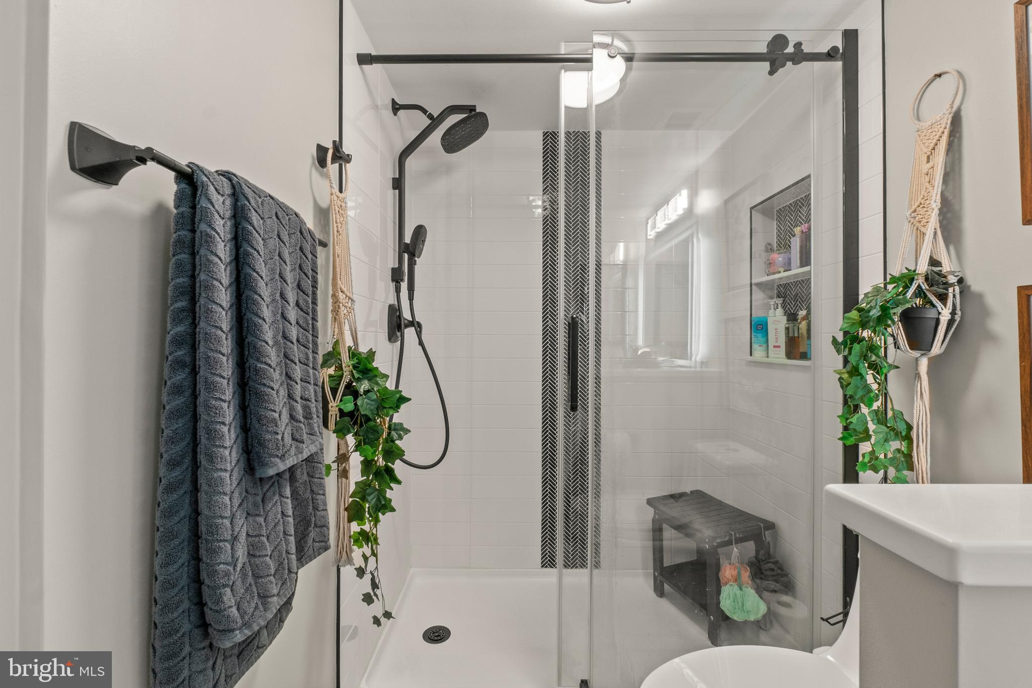 205 East Joppa Road, Unit 708 Baltimore, MD 21286 - Photo 24 of 35 custom shower with extra tall door.