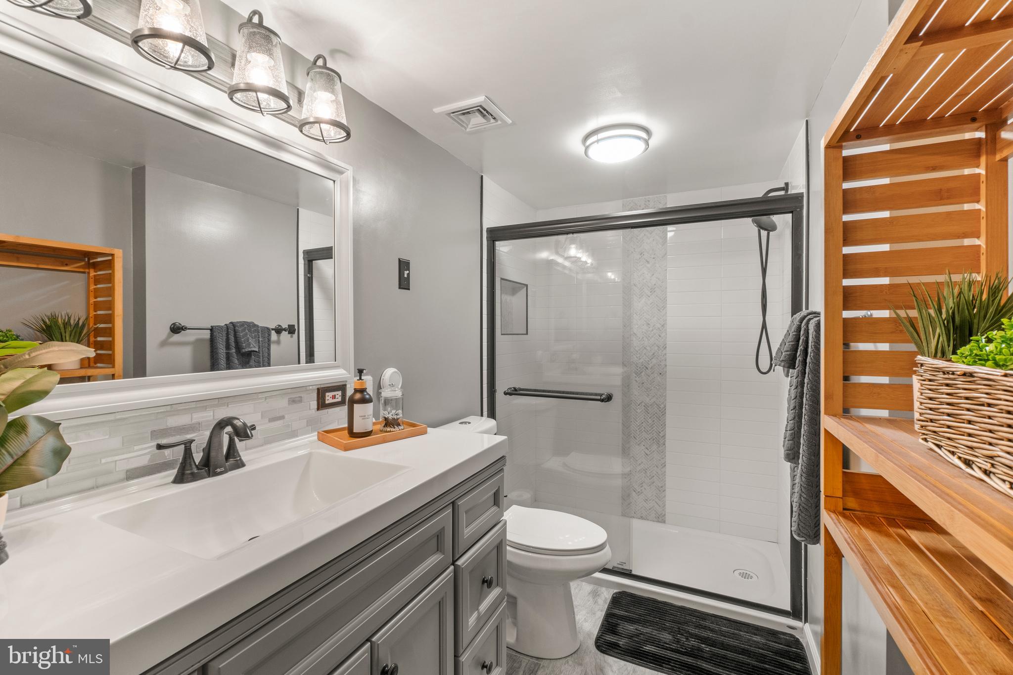205 East Joppa Road, Unit 708 Baltimore, MD 21286 - Photo 28 of 35 Remodeled Primary bath . Large shower & new vanity