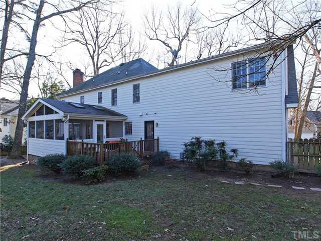 8316 Apple Orchard Way Raleigh, NC 27615 - Photo 22 of 25 Large fenced in back yard with enough shading from beautiful hardwoods!