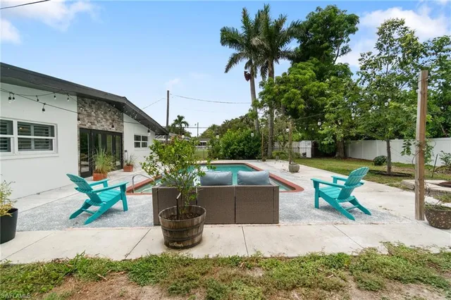 a view of a house with pool