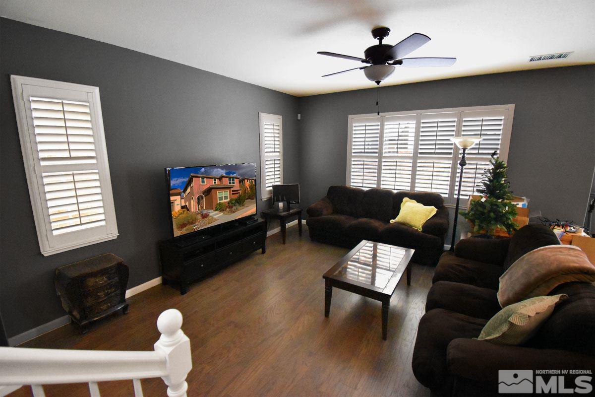 1955 Hope Valley Drive Reno, NV 89521 - Photo 3 of 16 a living room with furniture and a flat screen tv