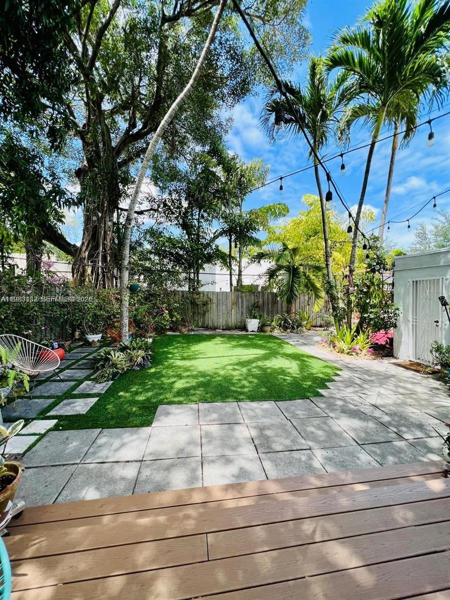 551 Northeast 69th Street, Unit 1&2 Miami, FL 33138 - Photo 11 of 15 a view of a backyard