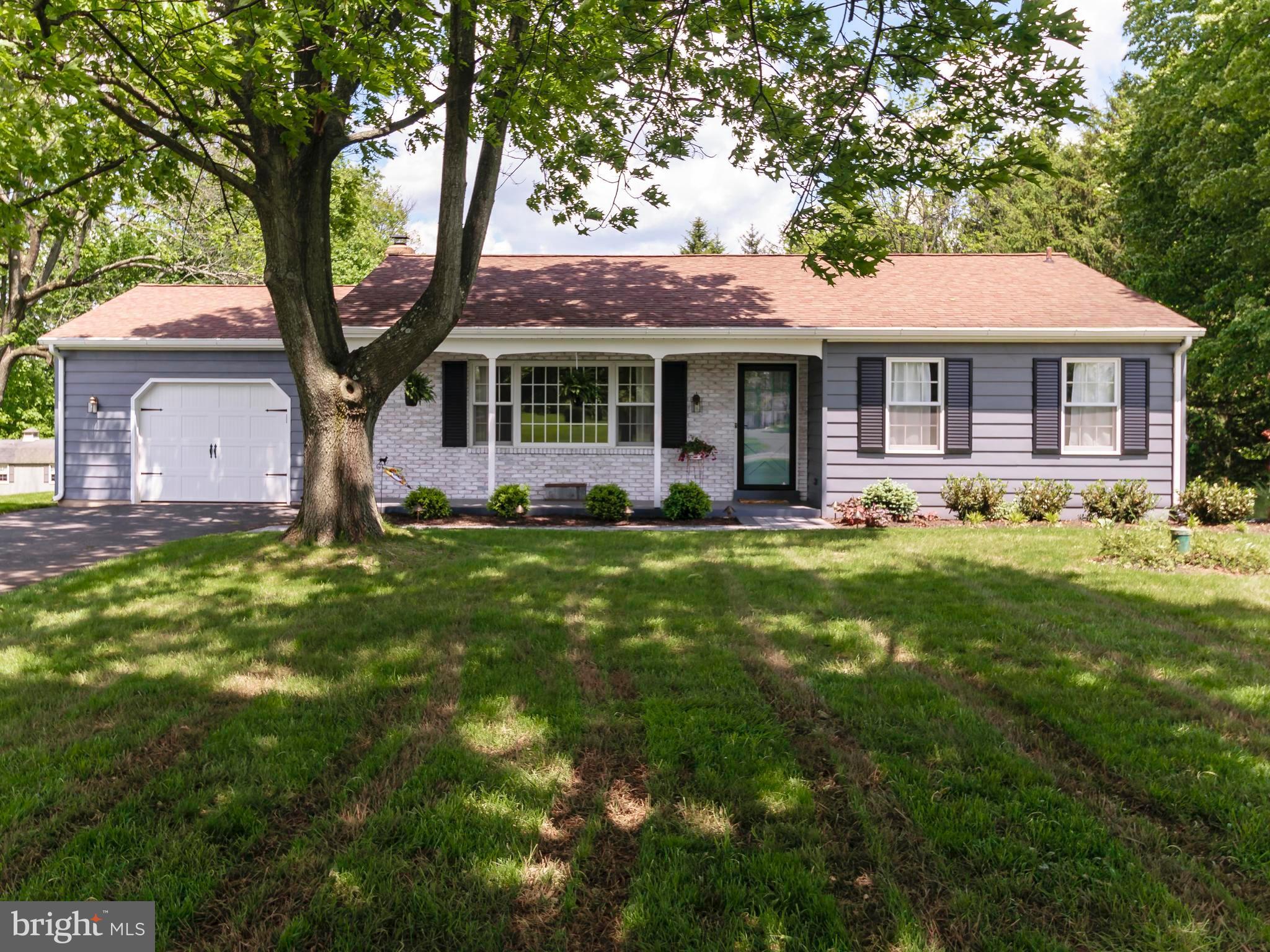 677 Allentown Road Telford, PA 18969 - Photo 20 of 20 Brick Accented Front Porch & a NEW Garage Door!