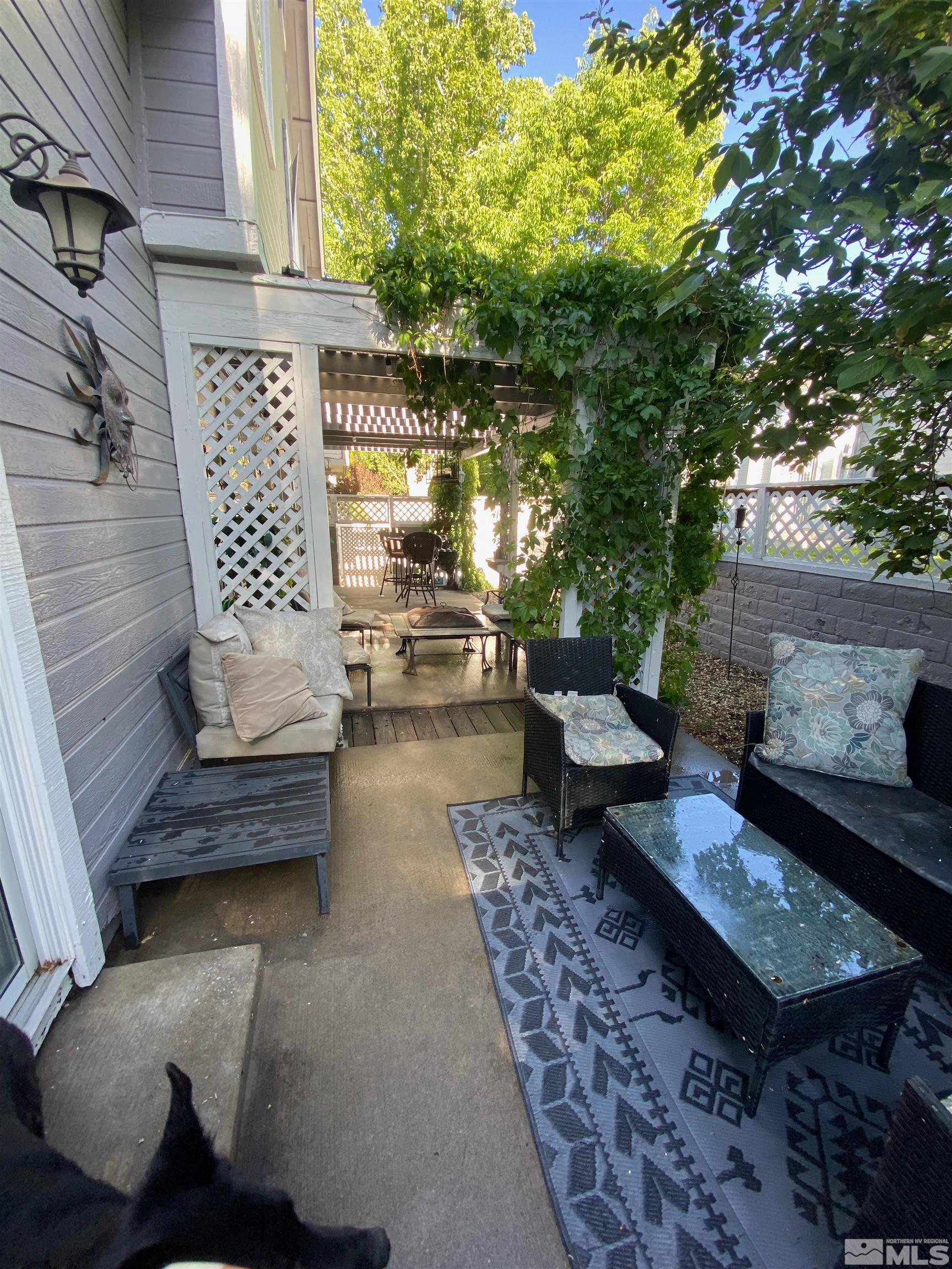 860 Swaledale Drive Reno, NV 89511 - Photo 6 of 19 a view of a wooden bench in patio