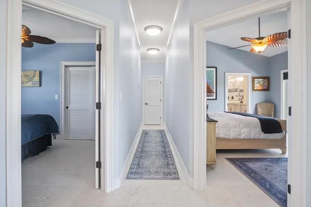 a bathroom with a sink vanity and mirror