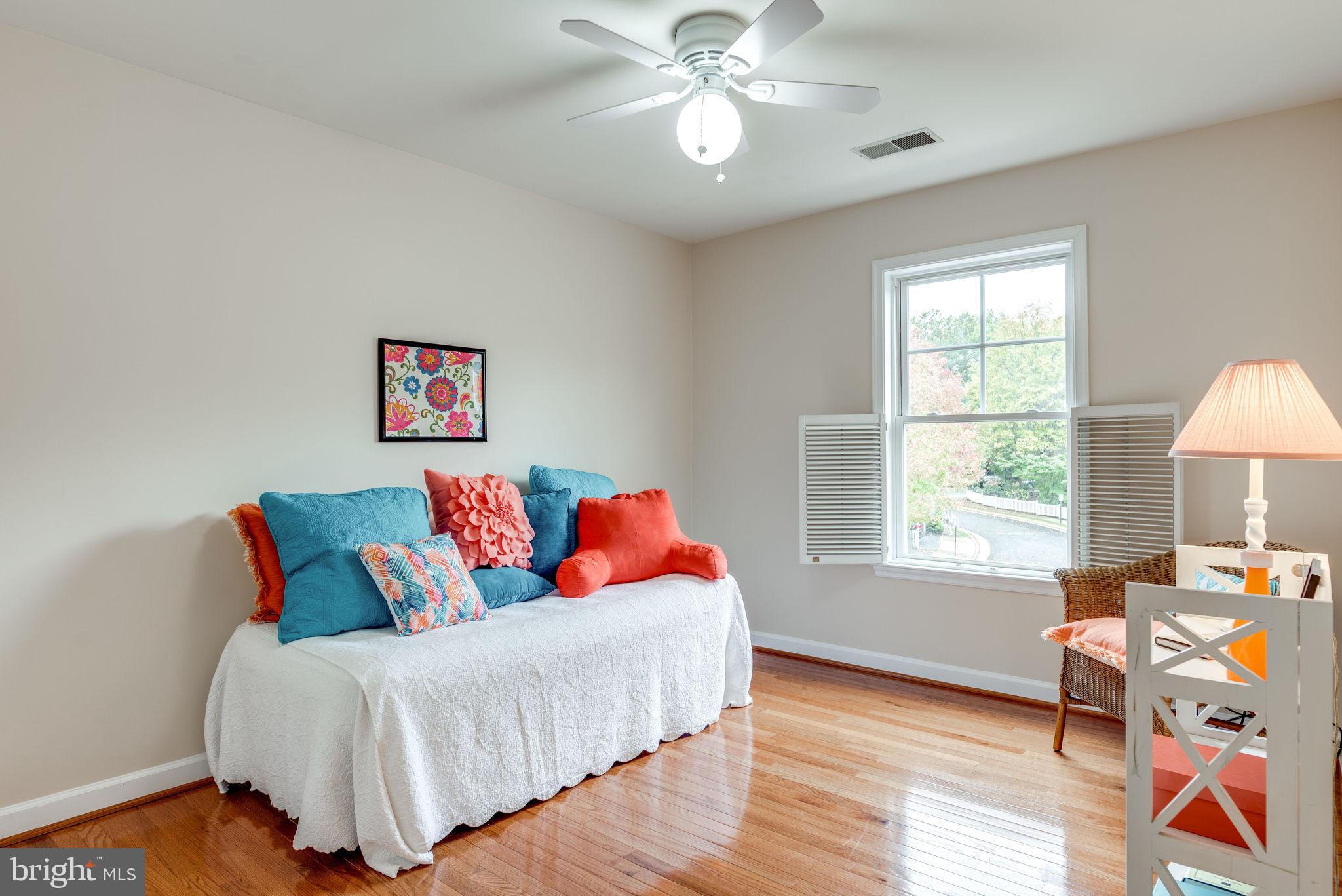 11119 Little Compton Drive Reston, VA 20191 - Photo 44 of 87 Bedroom #3 also very bright w/natural light.
