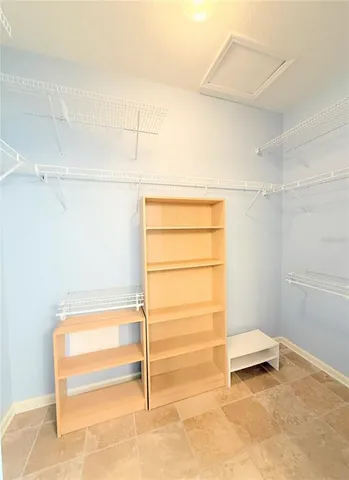 a view of an empty room