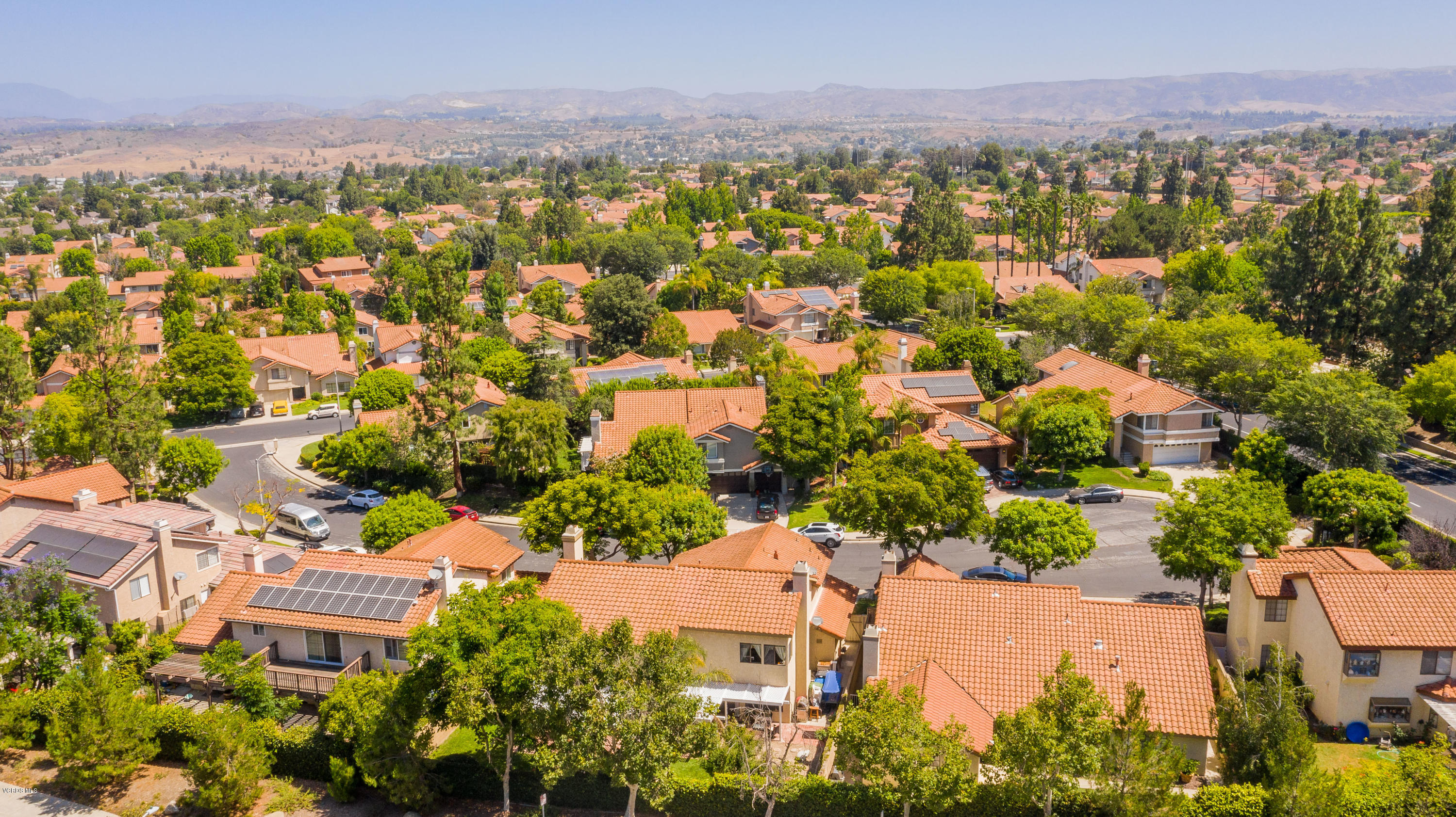 4034 Doneva Road Moorpark, CA 93021 - Photo 36 of 47 an aerial view of multiple house
