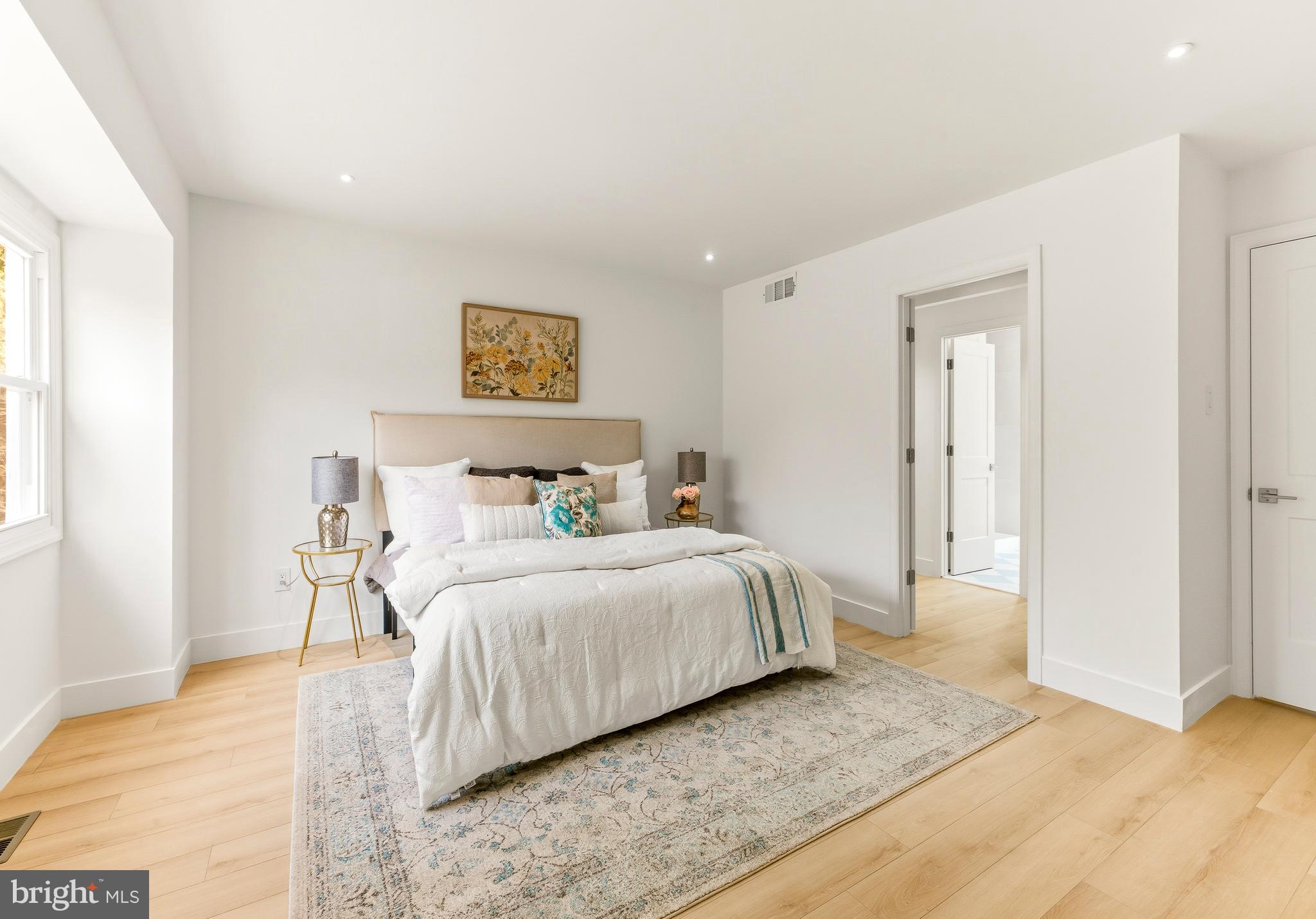 2470 Medford Road Atco, NJ 08004 - Photo 14 of 22 a bedroom with a bed and a window