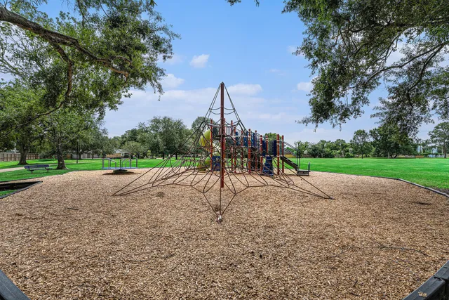 a view of outdoor space with playground