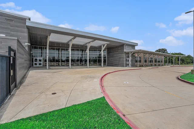 a view of a house with a patio