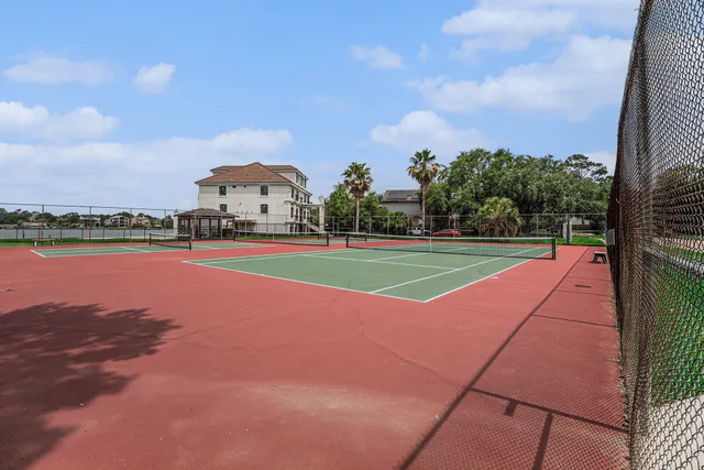 a view of a tennis court