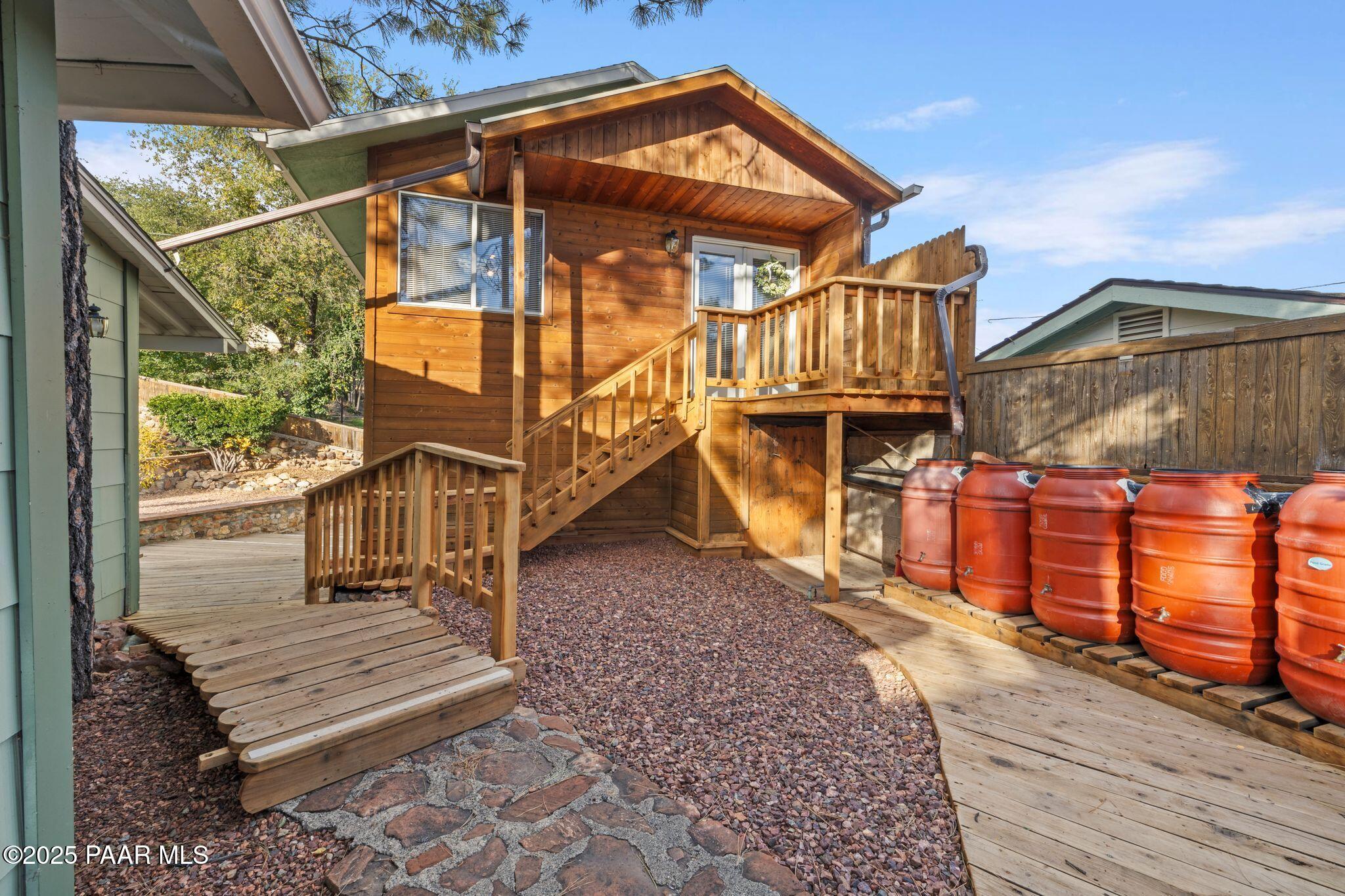 224 Congress Avenue Prescott, AZ 86303 - Photo 36 of 59 a view of a house with wooden stairs