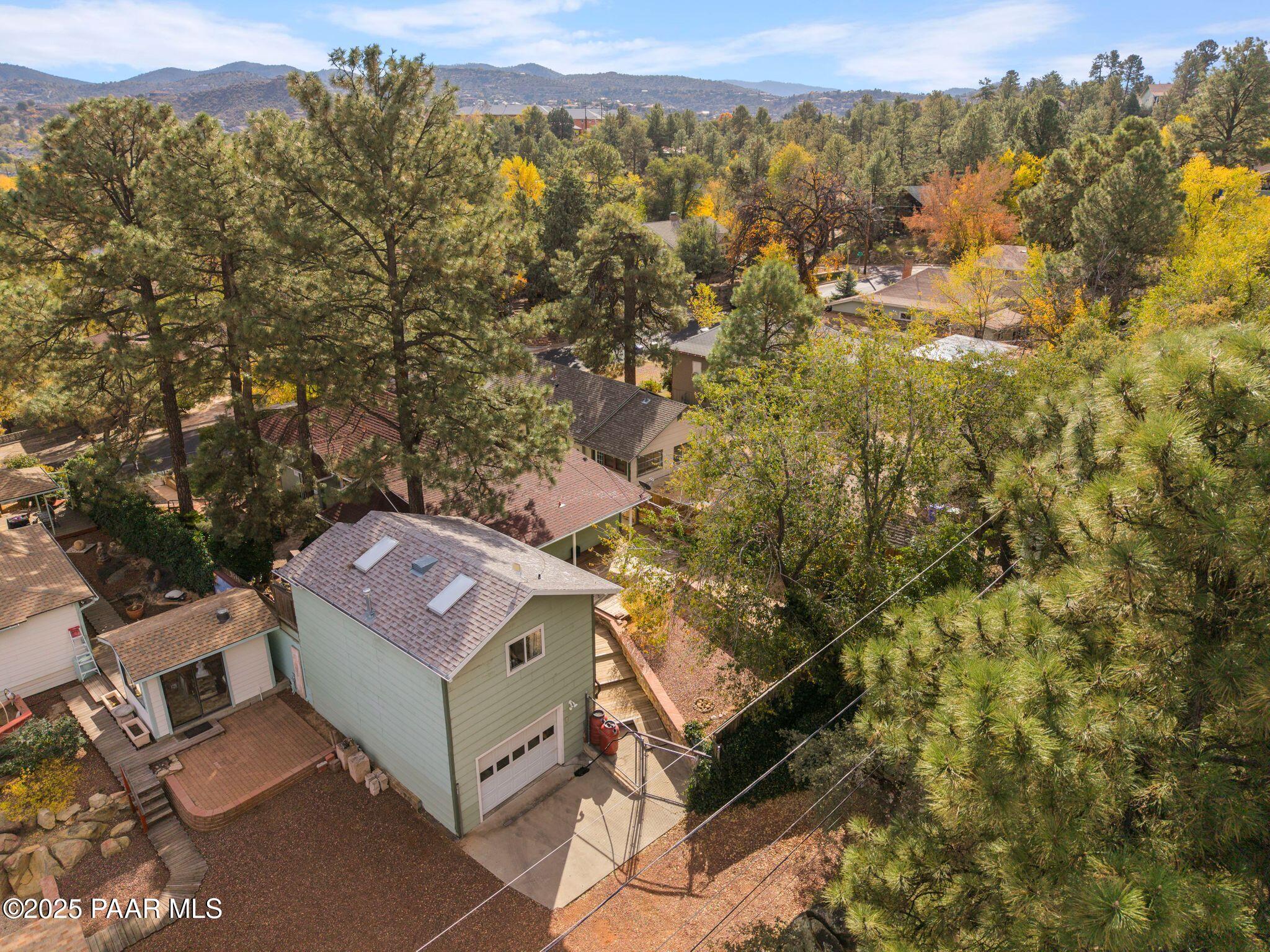 224 Congress Avenue Prescott, AZ 86303 - Photo 58 of 59 an aerial view of a house with a yard