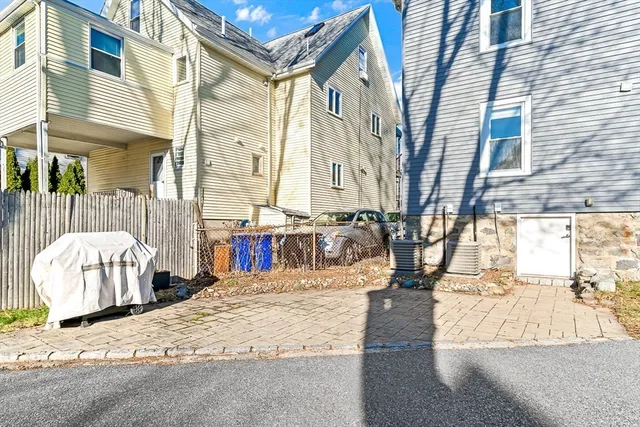 a view of a building with a outdoor space