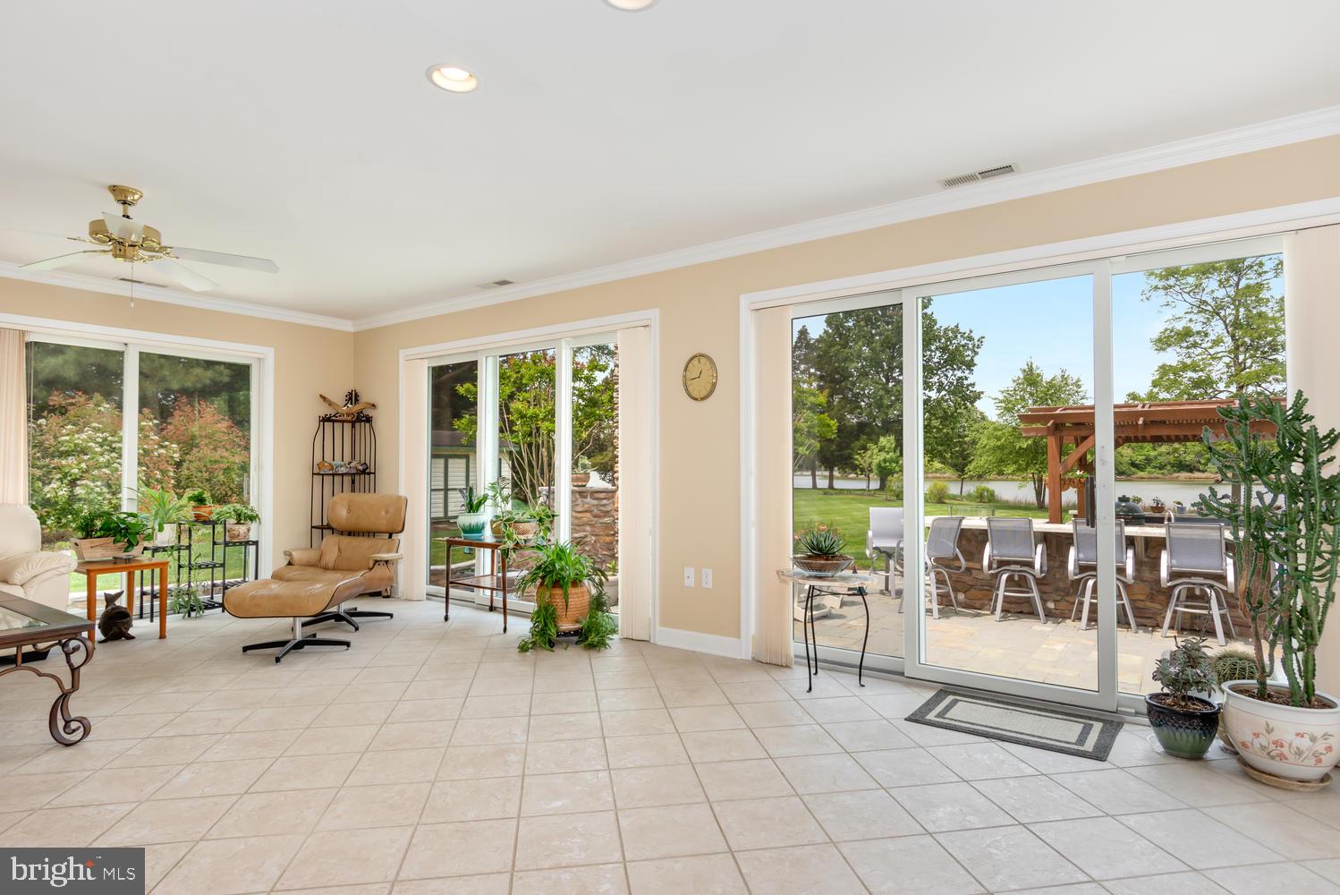 25474 Chance Farm Road St. Michaels, MD 21663 - Photo 28 of 52 Sliders on 3 walls provide panoramic water views