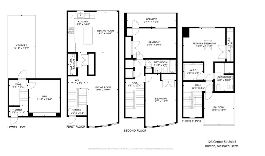 123-125 Centre Street, Unit TH4 Boston, MA 02124 - Photo 41 of 42