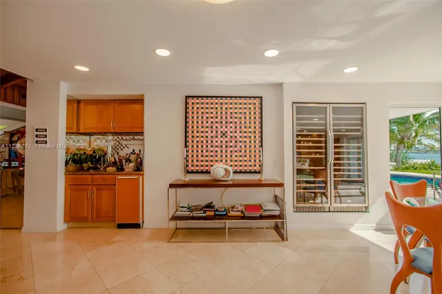 a room with furniture and window