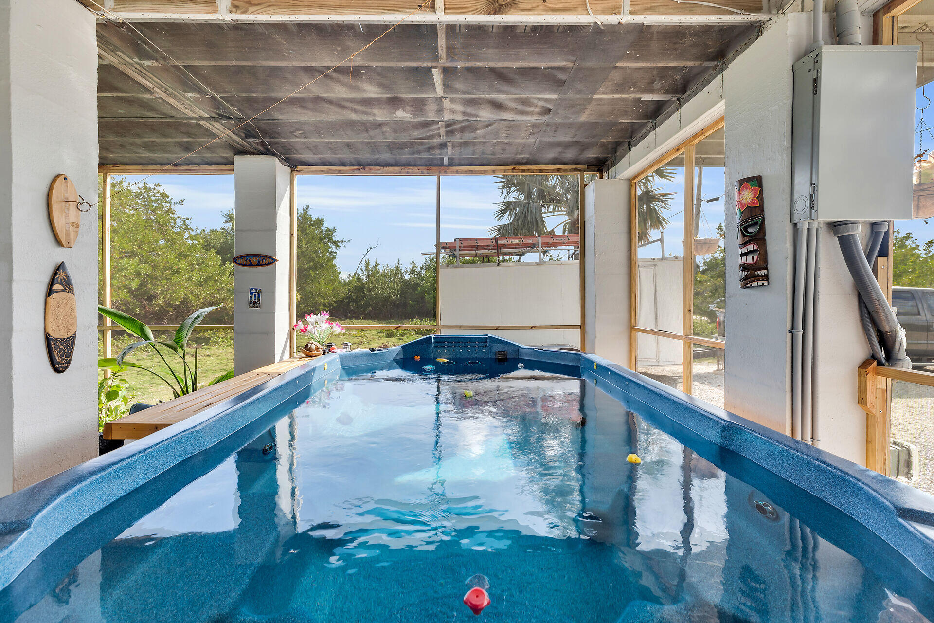 3231 Pompano Street Big Pine Key, FL 33043 - Photo 40 of 42 a view of swimming pool with a sitting space