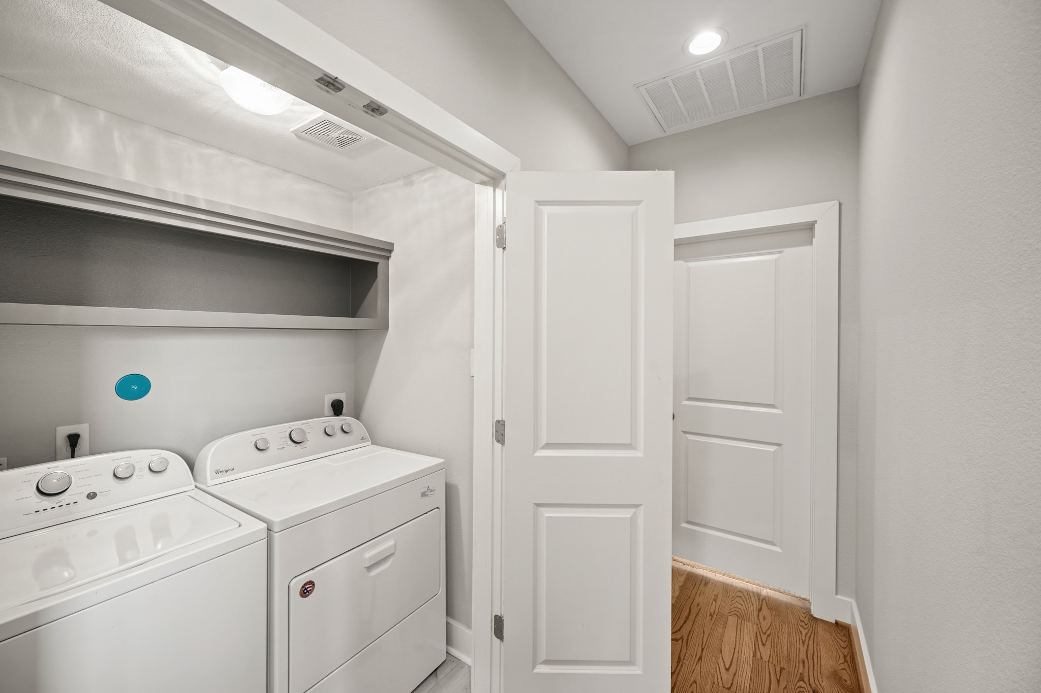 2547 Calumet Street Houston, TX 77004 - Photo 27 of 28 a view of storage and utility room with baby crib