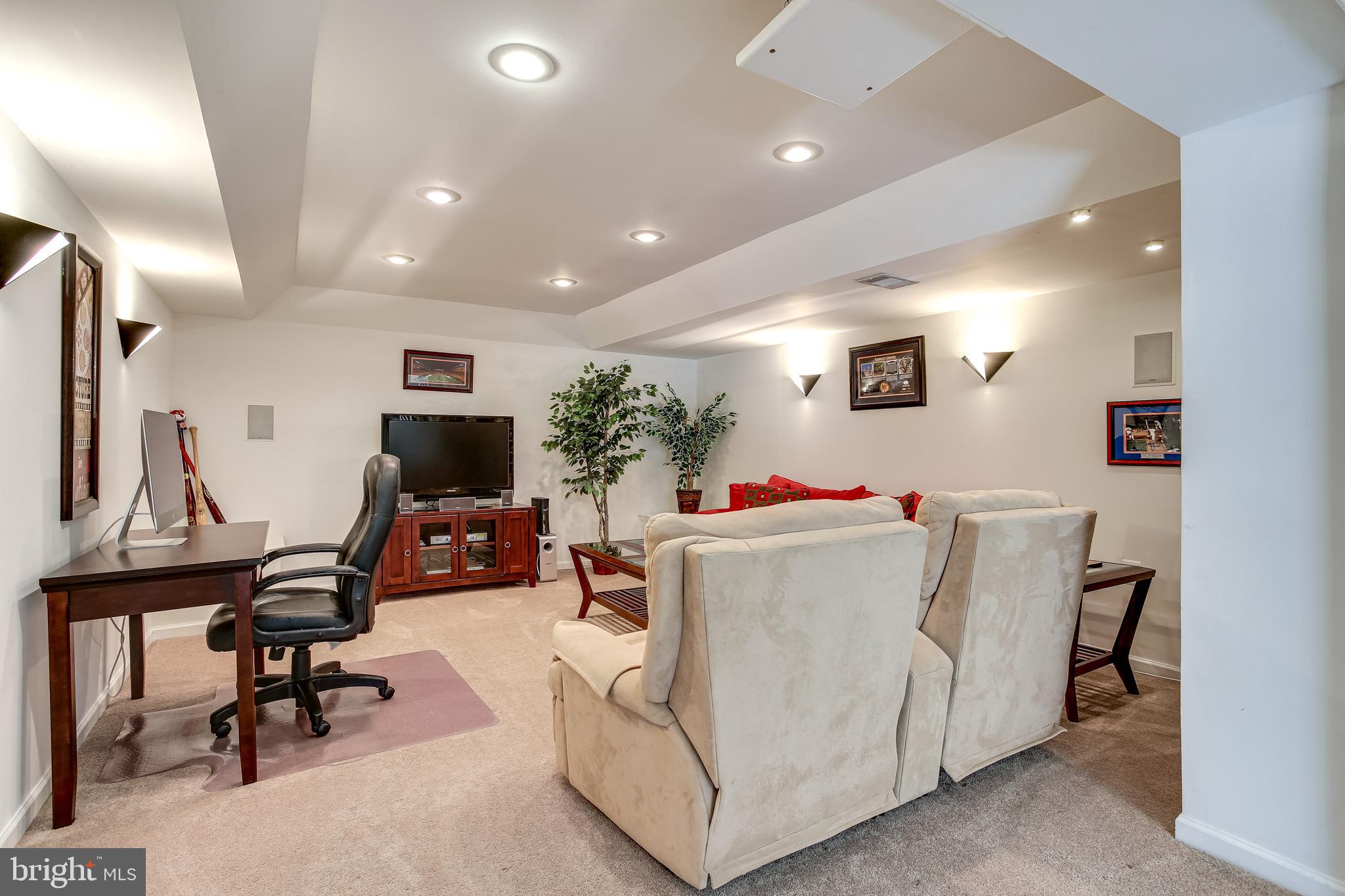 8247 Spring Branch Court Laurel, MD 20723 - Photo 31 of 36 Media Room In Lower Level
