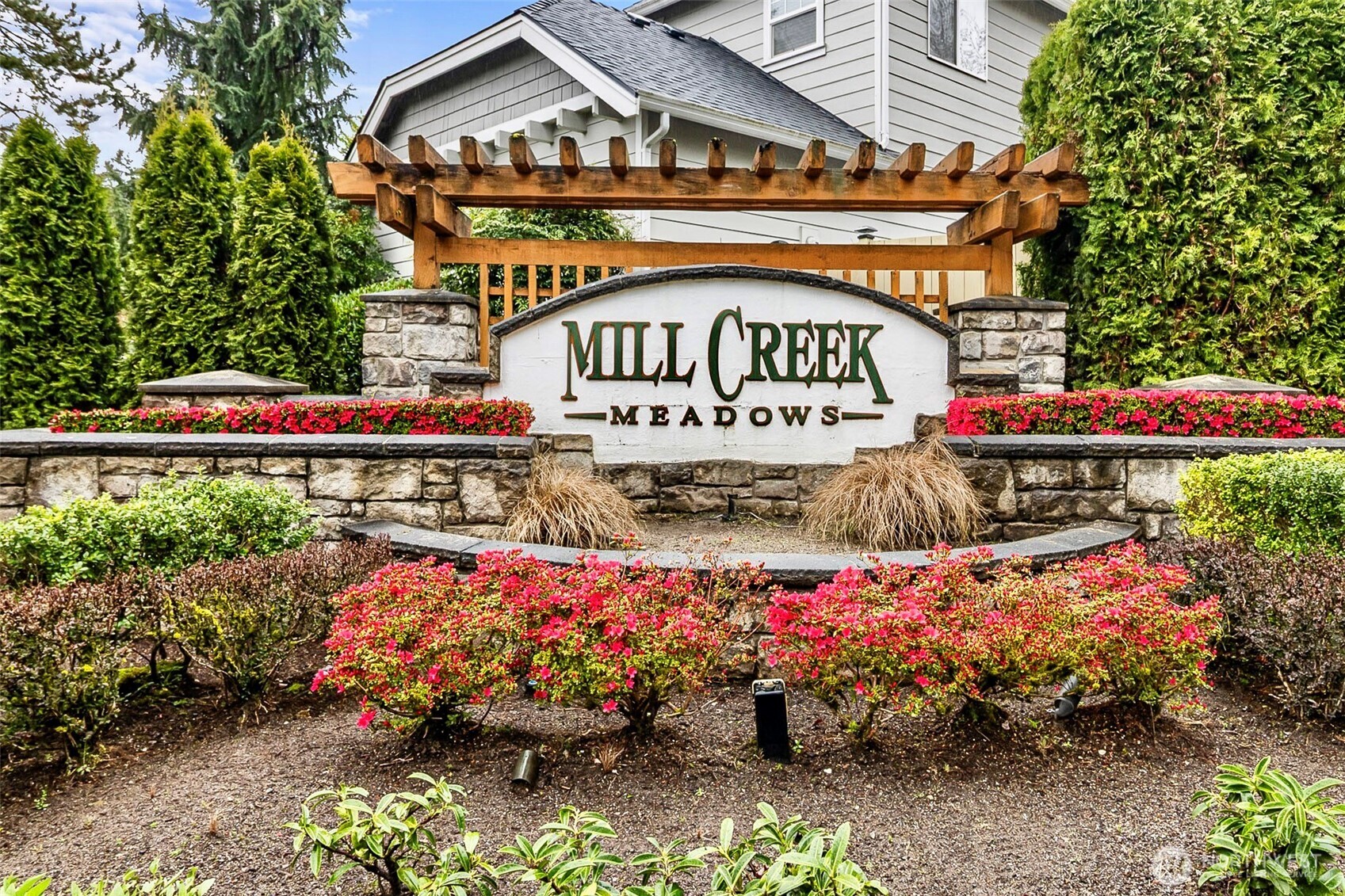 17401 33rd Drive Southeast Bothell, WA 98012 - Photo 39 of 39 a view of a sign board with wooden fence