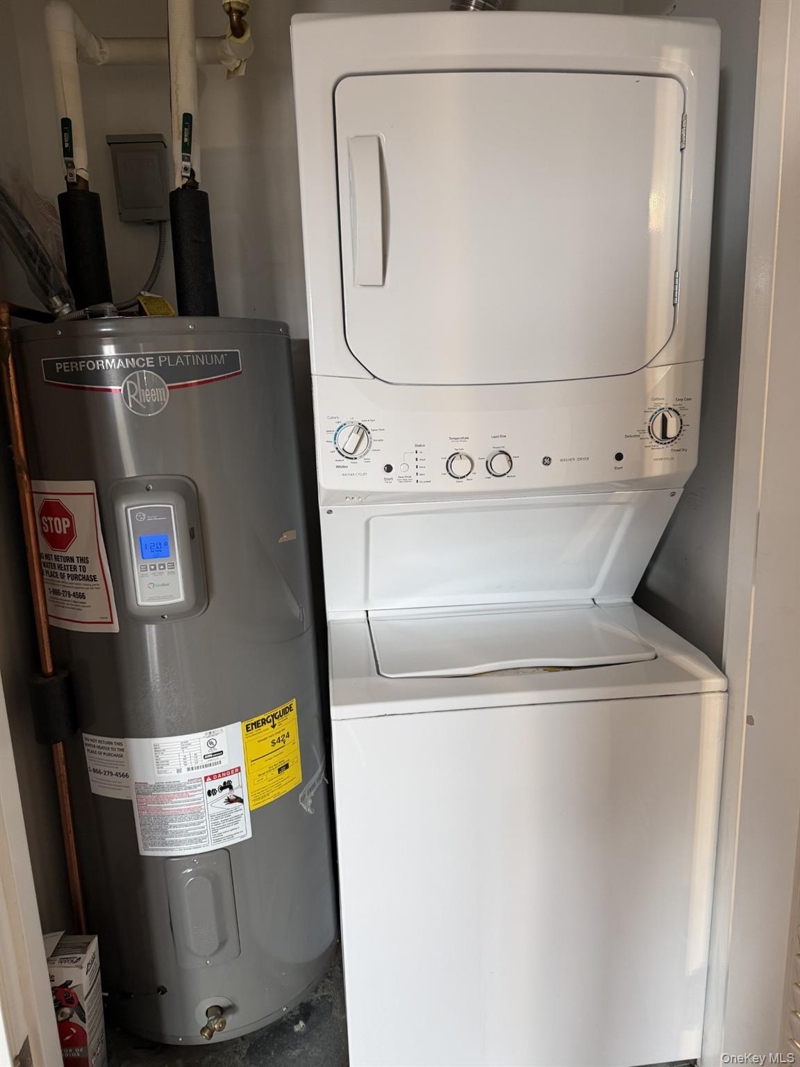 543 Main Street, Unit 204 New Rochelle, NY 10801 - Photo 12 of 17 a close view of washer and dryer