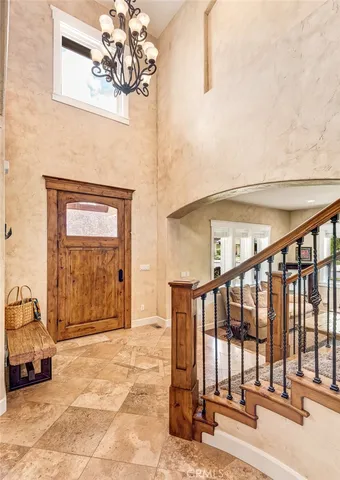 a view of entryway with a front door