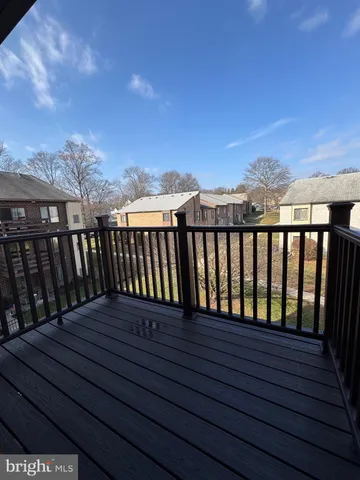 a view of wooden deck