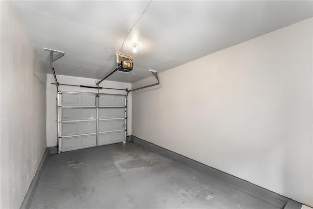 a view of a room with an empty space