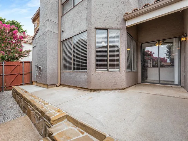 a view of front door of house