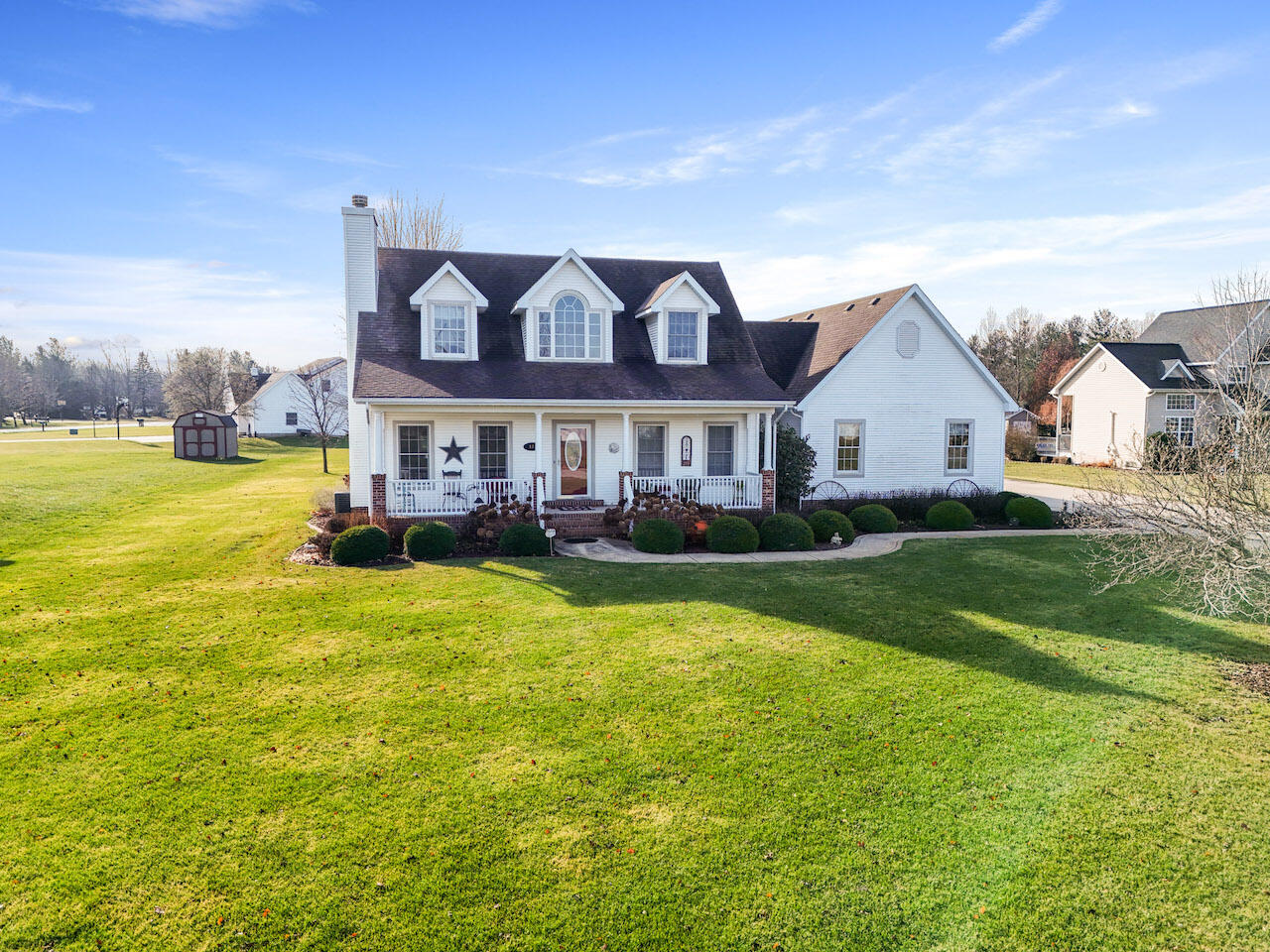 172 Lee Drive Kouts, IN 46347 - Photo 55 of 63 a view of a house with a big yard