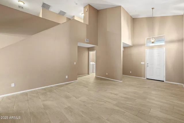 a picture of a bench in front of door