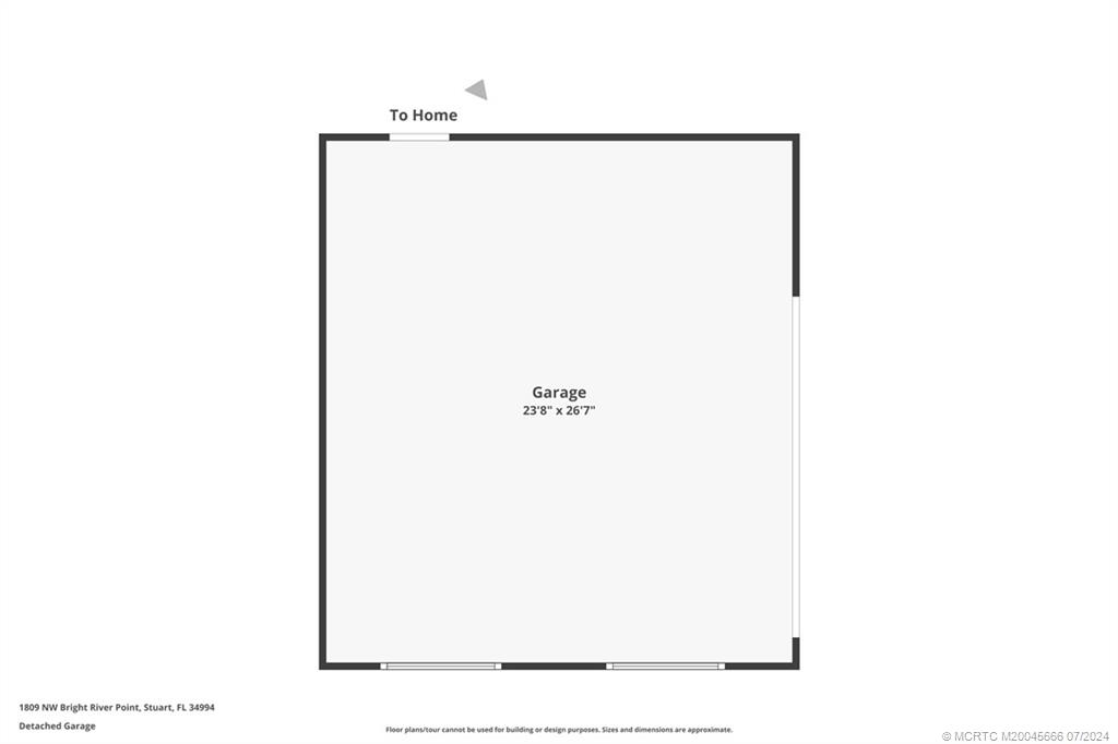 1809 Northwest Bright River Point Stuart, FL 34994 - Photo 64 of 64 Detached Garage