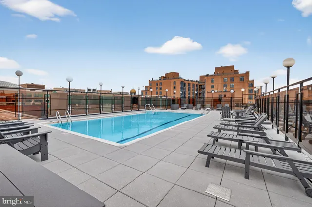 a view of a terrace with chairs