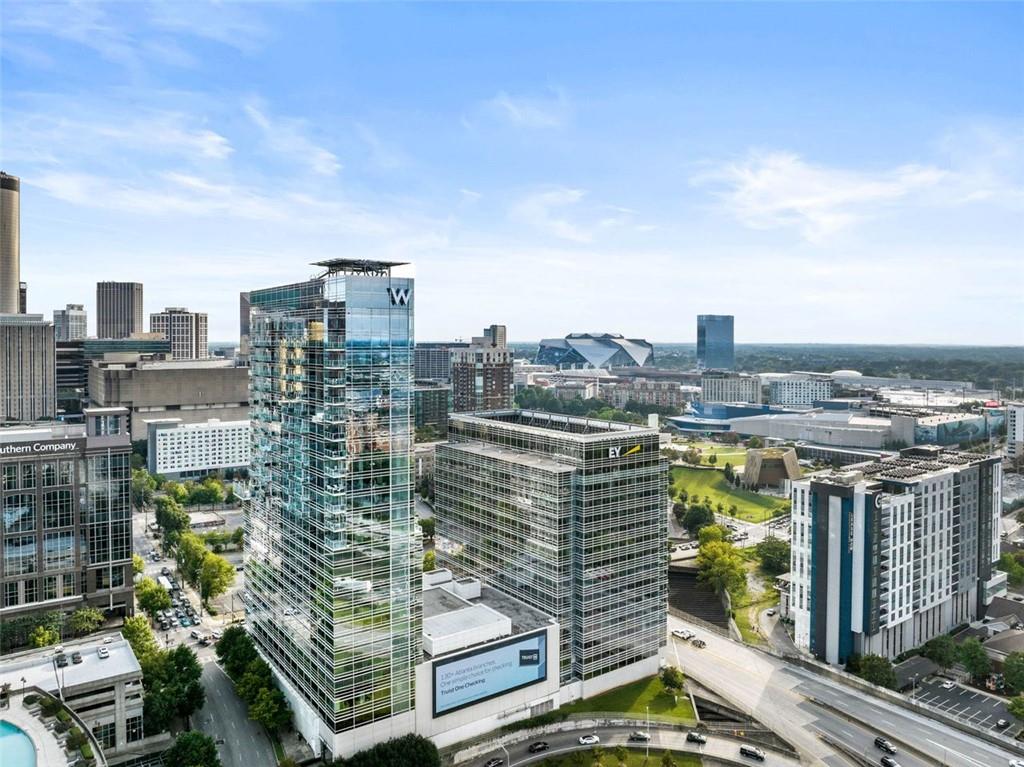 45 Ivan Allen Jr Boulevard Northwest, Unit 1702 Atlanta, GA 30308 - Photo 56 of 94 a view of a city with tall buildings