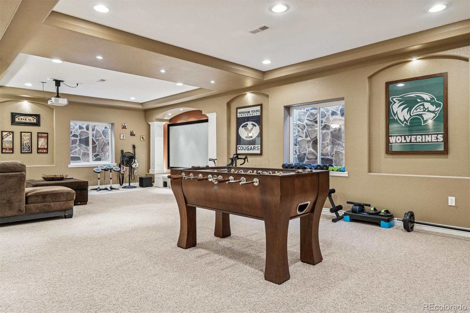 10822 Glengate Circle Highlands Ranch, CO 80130 - Photo 27 of 47 a room with table soccer and chess table