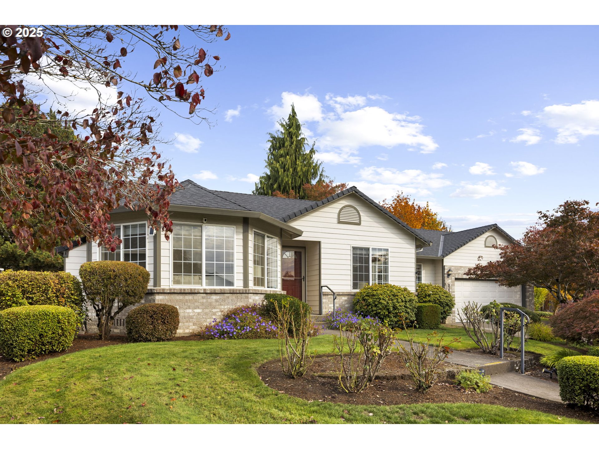 22271 Northeast Lachenview Lane Fairview, OR 97024 - Photo 37 of 40 a view of a house with a big yard and large trees