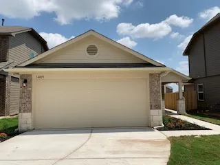 a house with trees in front of it