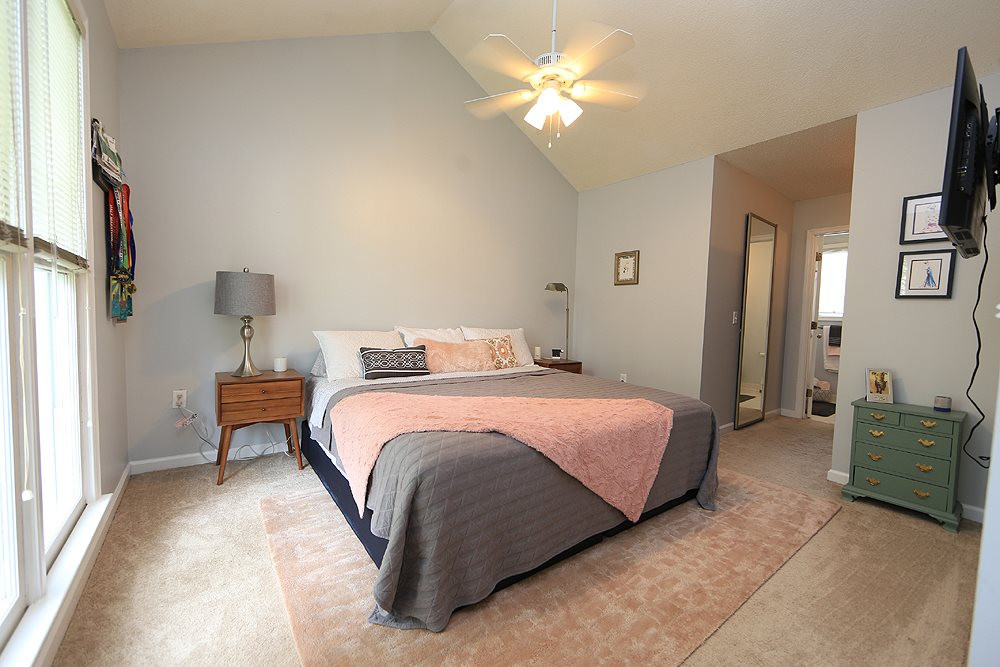 3821 Carnegie Lane Raleigh, NC 27612 - Photo 15 of 18 Large bedroom with private bath upstairs that can function as master suite. You choose! Second floor bedroom