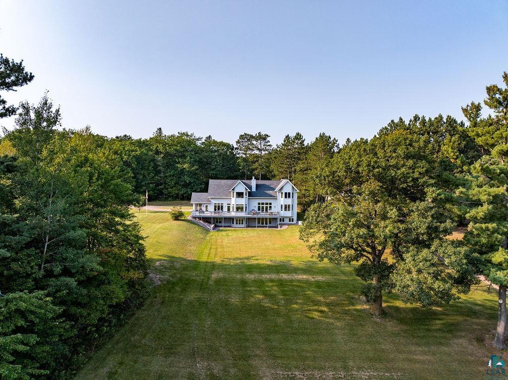 The view from the back of this home is stunning, year round. Nature abounds. Wildlife can be seen from every angle of the home.