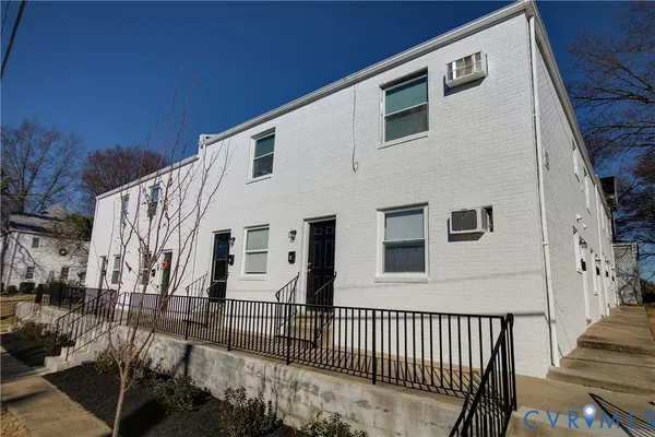 a view of a house with a deck