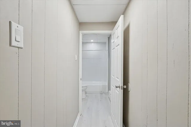 a view of a walk in closet