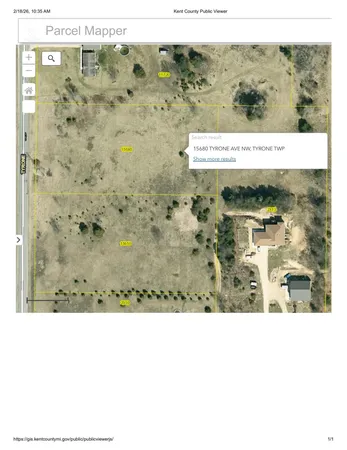 $79,500 | 15680 Tyrone Avenue, Kent City, MI 49330