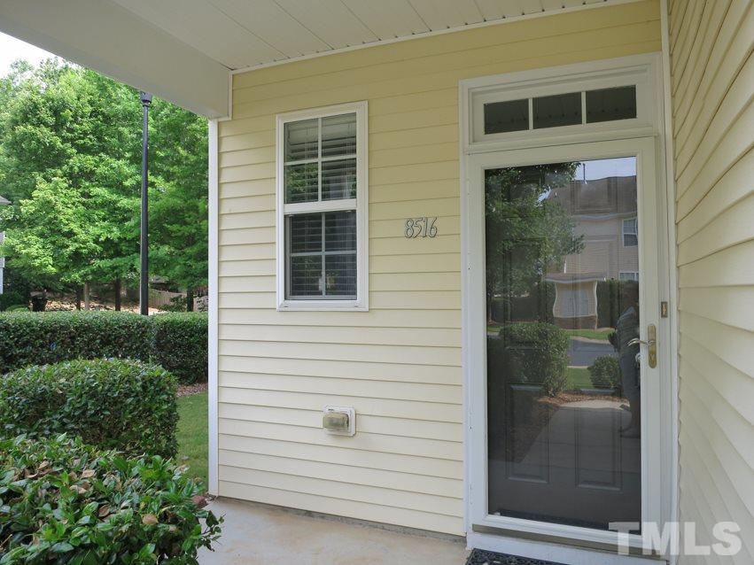 8516 Barryknoll Court Raleigh, NC 27613 - Photo 2 of 25 View of the covered front Porch. TH is located on a quiet cul-de-sac street.