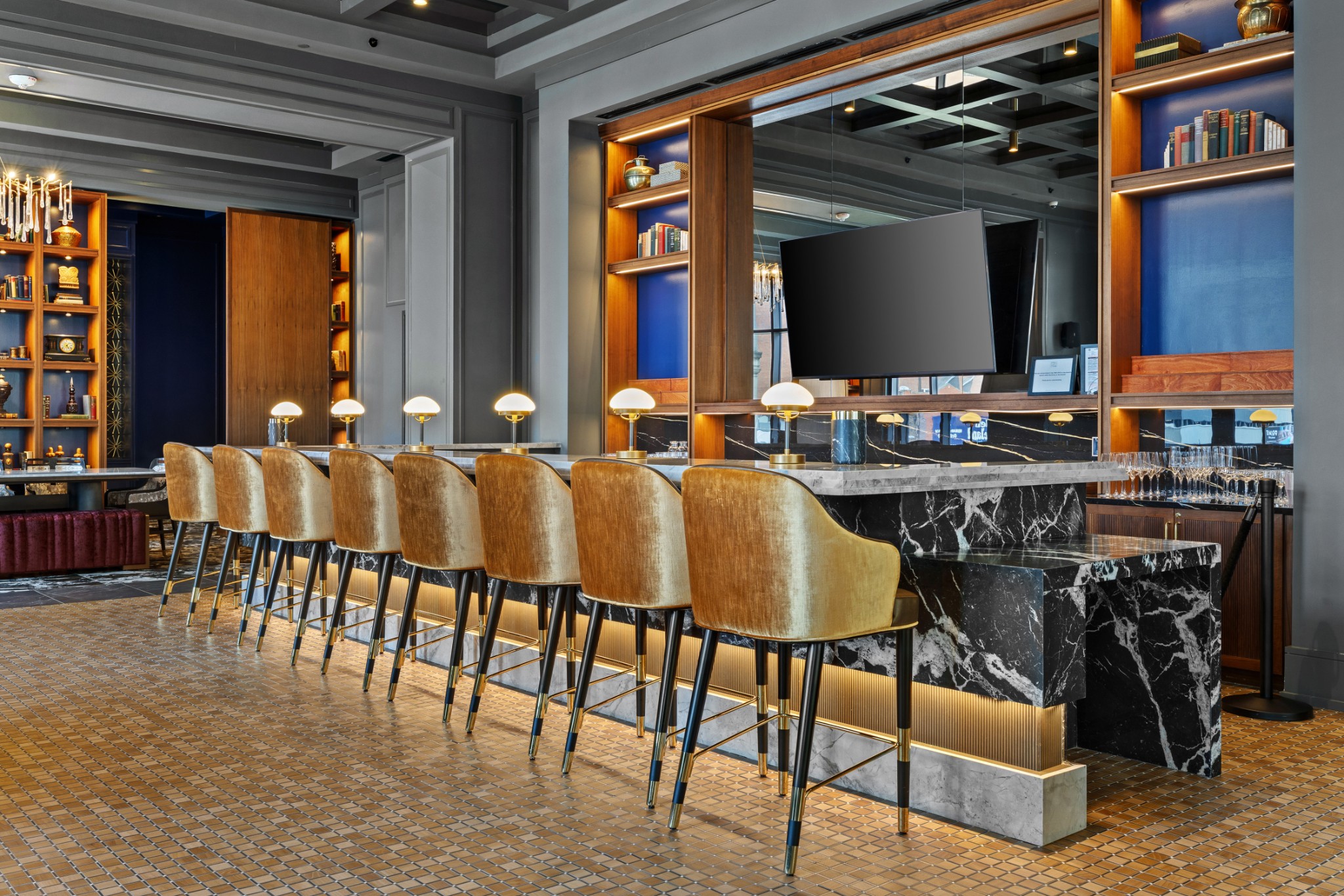 930 Commerce Street, Unit 508 Nashville, TN 37203 - Photo 2 of 65 a view of a dining room with furniture